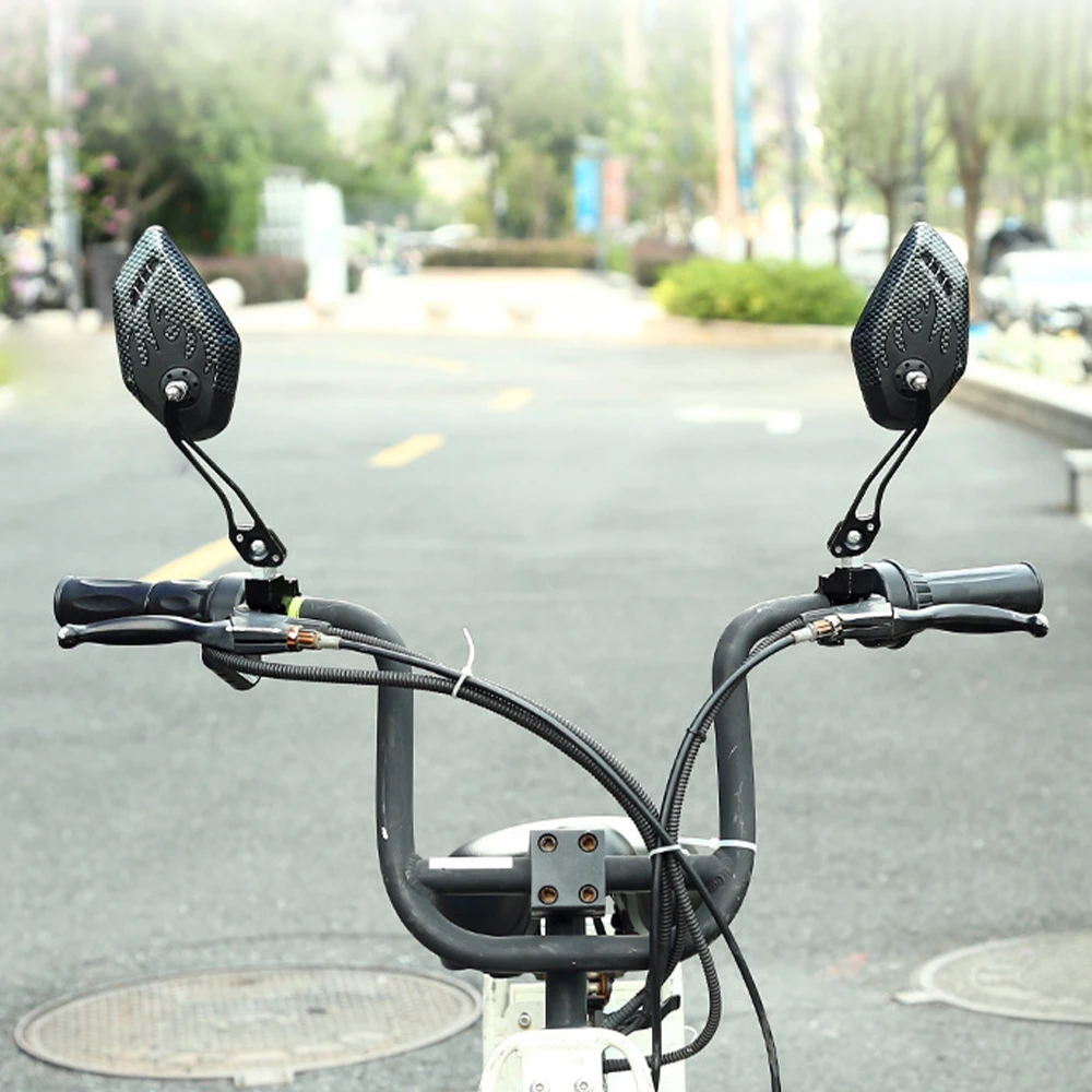 

Bike Bicycle Handlebar Rearview Mirror 360 Degrees Rotatable Safe Bicycle Mirror MTB Cycling Accessories