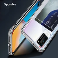 universal phone pouch case for huawei p30 p20 lite pro mate 10 20 pro p30 mate case luxury silicone phone back wallet card case