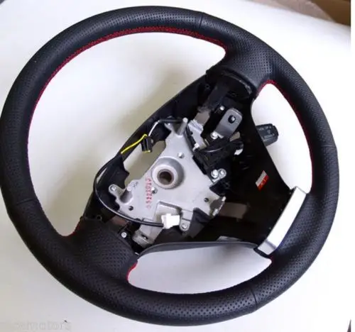 SmRKE чехол на руль для Hyundai Coupe сделай сам прошитый вручную кожаный салона