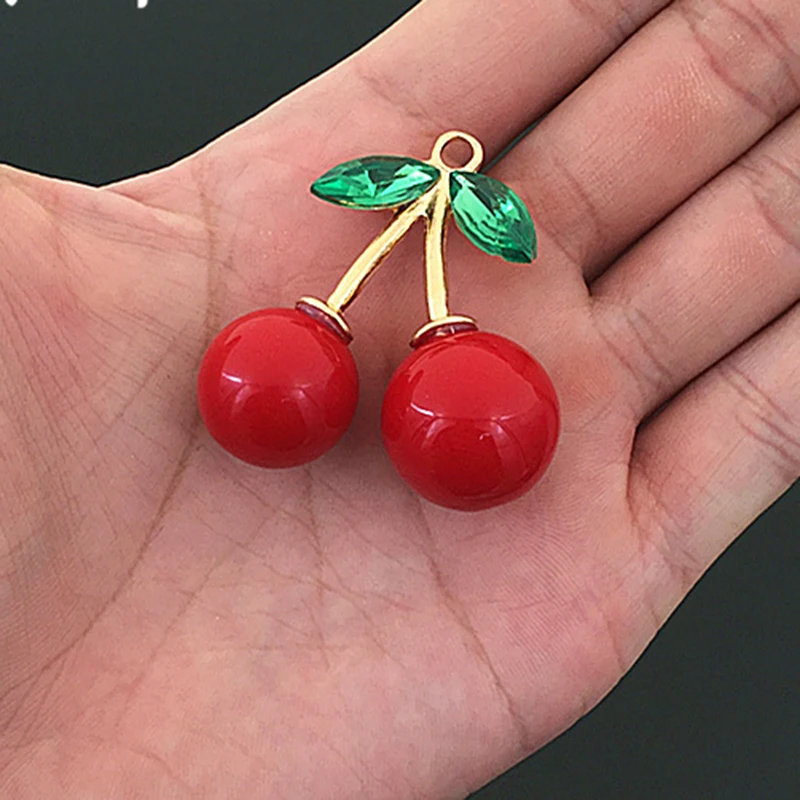 Металлическая подвеска в виде вишни 2 шт./лот 43 мм | Украшения и аксессуары