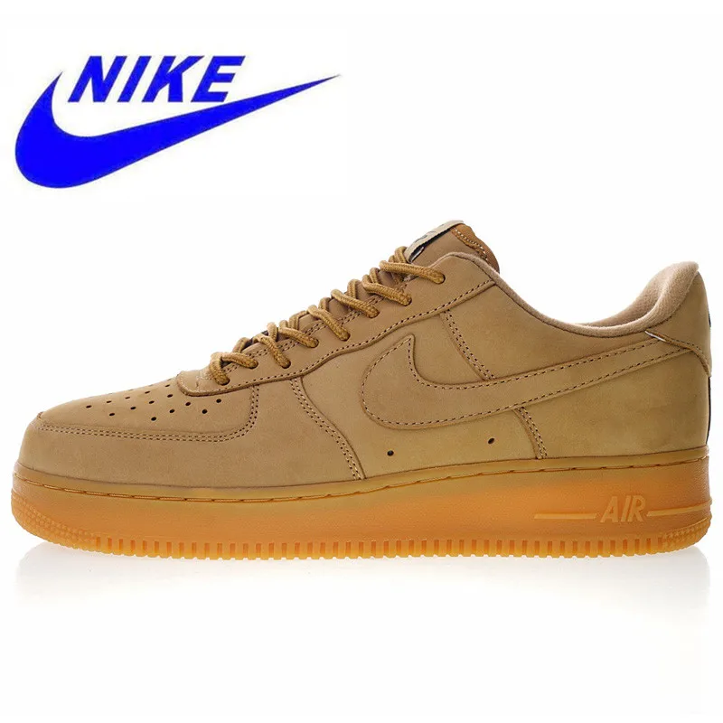 Новинка, высокое качество, Nike Air Force 1, низкая 07, Льняная мужская и женская обувь для скейтбординга, уличные кроссовки, амортизация, AA4061 200