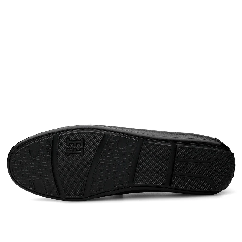 Туфли CLAXNEO мужские из натуральной кожи лоферы Мокасины меховая обувь весна-лето