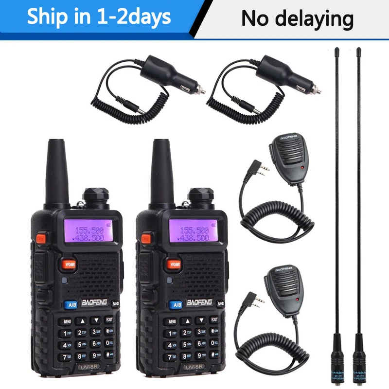 

BaoFeng UV-5R 8W/5W Walkie Talkie VHF/UHF136-174Mhz&400-520Mhz Dual Band Two way radio Baofeng uv 5r Portable Walkie talkie uv5r