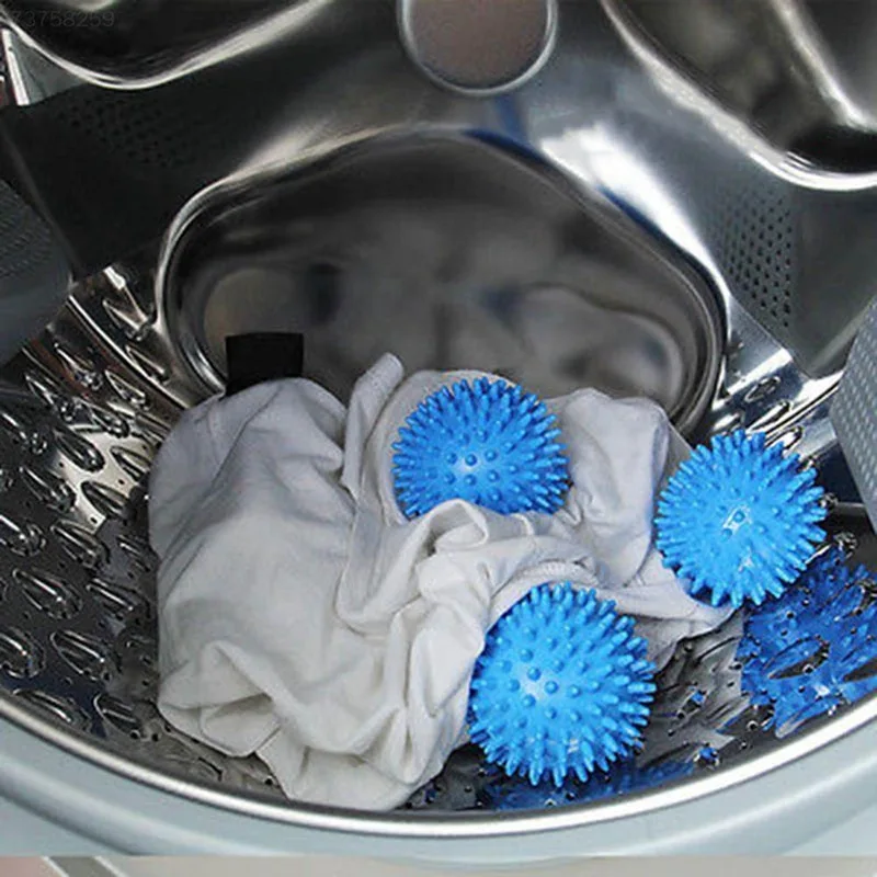 

2pcs PVC Dryer Balls for Washing Machine Laundry Balls Reusable Cleaning Drying Fabric Softener Ball Home Clothes Washing Tools