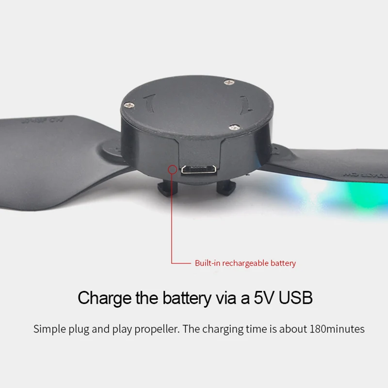 1 пара светодиодный светильник пропеллеры заряжаемые для DJI Mavic 2 Pro/Zoom Drone