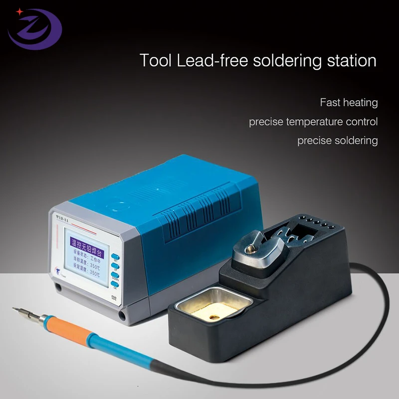 75 Вт паяльная станция без свинца 110/220 в паяльник интеллектуальный 3 секунды