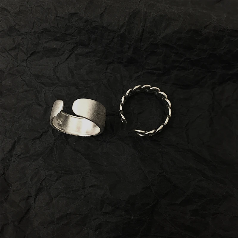 Новинка 2021 корейское ретро кольцо в стиле Харадзюку с фото из темной серии модное