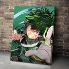 My Hero плакат Академия Холст Картина HD печать Аниме мидория изуку картины модульное настенное Искусство гостиная домашний Декор Рамка