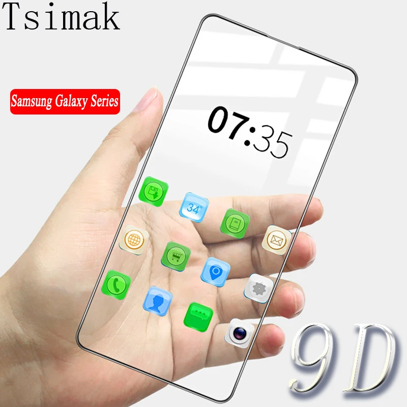 Защитное стекло 9D для Samsung Galaxy A31 A41 A51 A71 A21S A12 A52 A72 A02 A01 Core M01 M21 M31 M51 | Мобильные