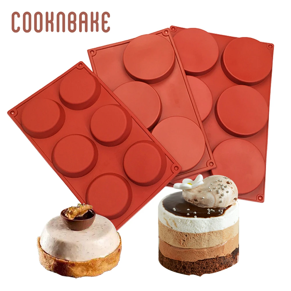 Силиконовая форма COOKNBAKE для выпечки круглое мыло конфеты шоколад печенья хлеба