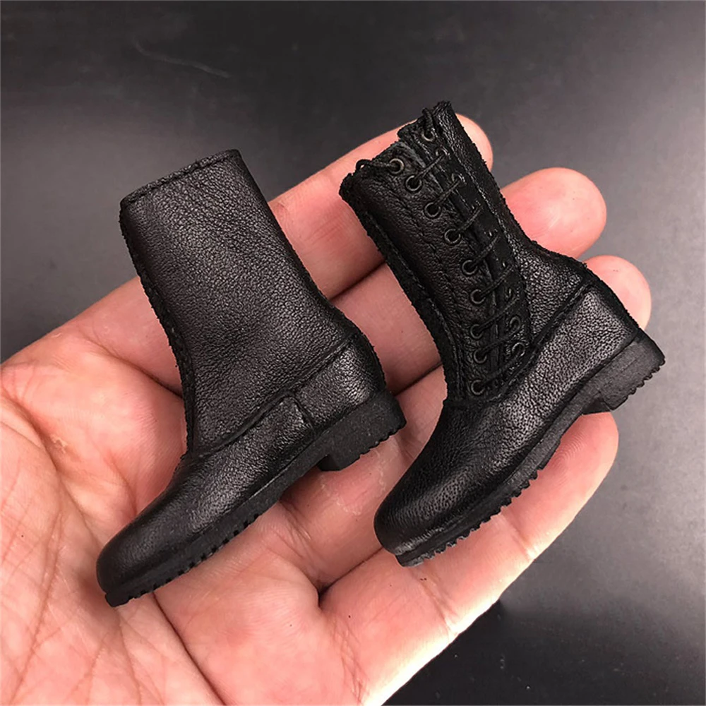 

For Sale 1/6th Fashion Black German FJ Paratroopers of WWII Boots Shoes Model For General 12 inch Body Accessories