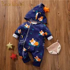 Bear Leader Baby Clothing Boy Girl Clothes Cotton Newborn Toddler Rompers Christmas Cute Cartoon New Born Infant Winter Clothing