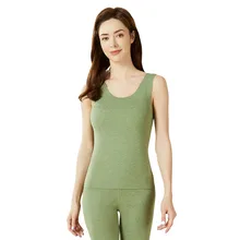 FAKUNTN Winter Vest Thermal Underwear Pants + Top Shirt Set Thermo Lingerie Undershirt Inner Wear Keep Warm Clothing (4)