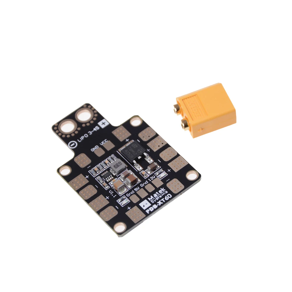 Matek системы PDB XT60 W/ BEC 5V &amp 12V 2oz медь для радиоуправляемого вертолета FPV