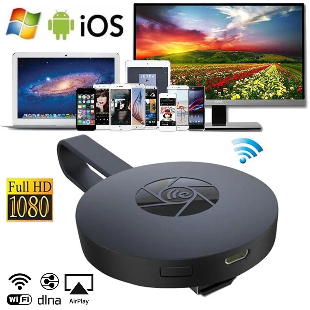 MiraScreen G2 TV Stick беспроводной ключ Miracast Airplay DLNA WiFi 1080P HD медиа | Компьютеры и офис
