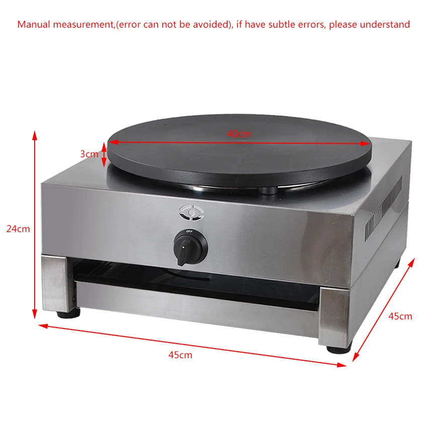 1 шт. FYA 1.R газовый блинчик французский для блинов Naan хлебопечка с руководством на