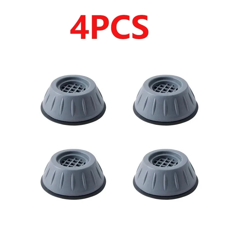 4pcs Anti Vibration Washer Feet Pad Universal Washing Machine Anti-Skid Roller Kit Furniture Lifting Foot Base