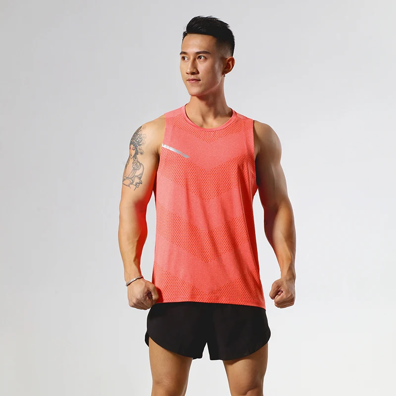 Новый летний жилет для отдыха и бега Мужская баскетбольная майка дышащая