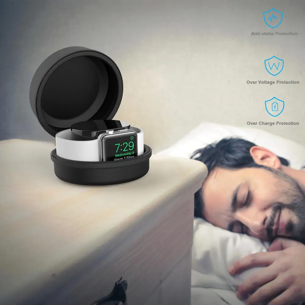 Зарядный чехол Smatree для Apple Watch Series 5 оригинальный зарядный кабель и часы в