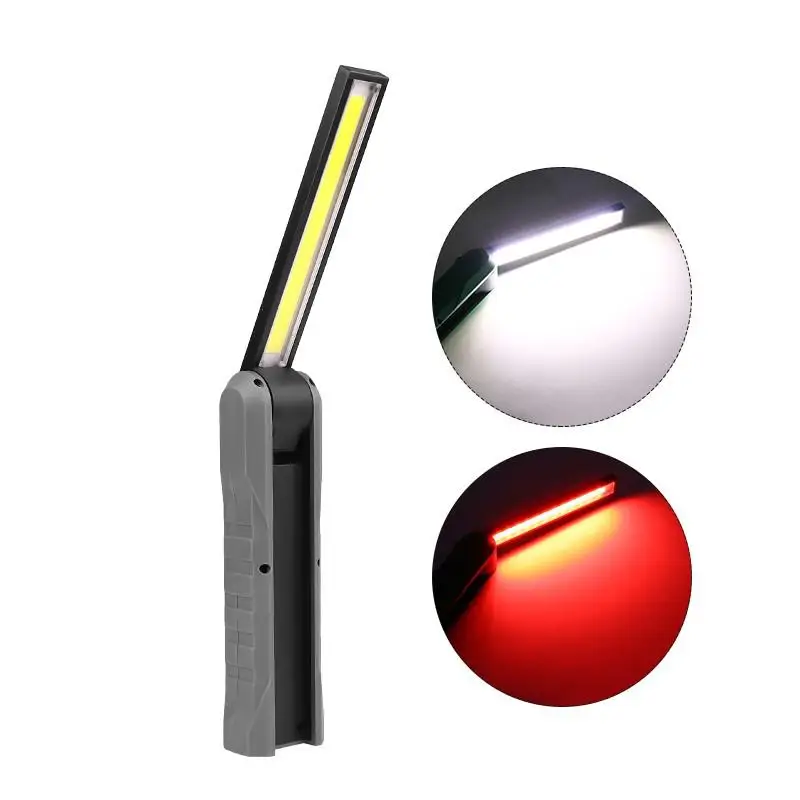 LumiParty COB+ светодиодный портативная Рабочая лампа USB Перезаряжаемый Магнитный факел Гибкая инспекционная лампа Рабочий свет