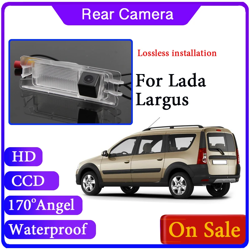 Автомобильная камера для Lada Largus II 2 sedan 2012 ~ 2020 водонепроницаемая заднего вида |