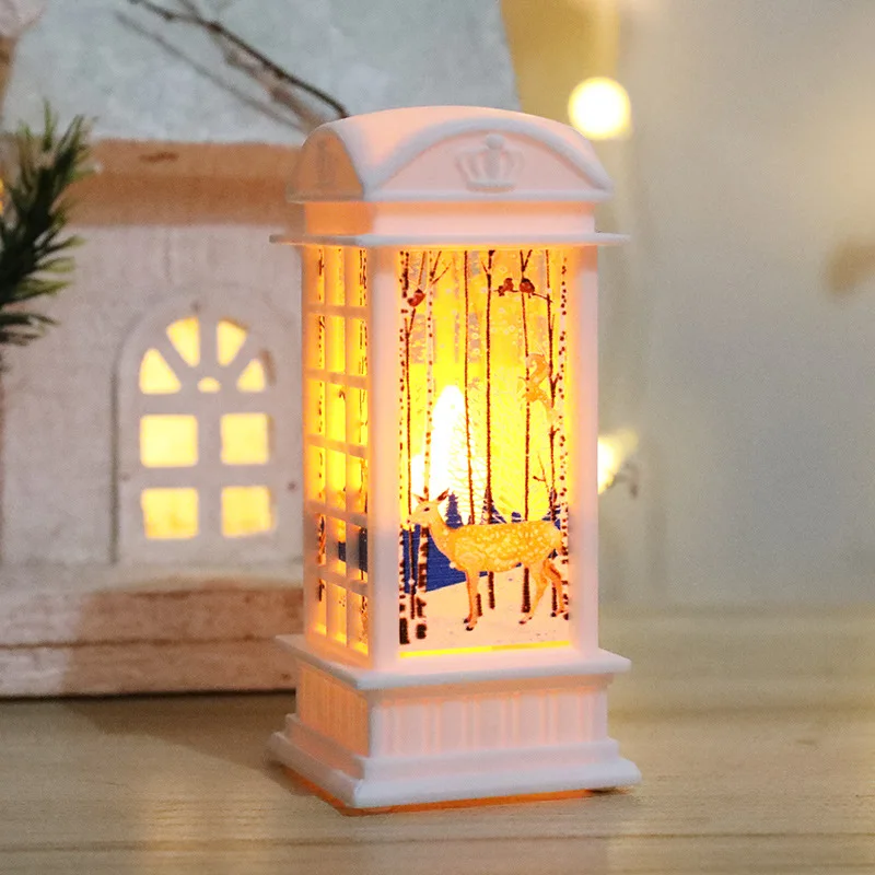 1 шт. новые рождественские украшения маленький ветряной фонарь украшение в виде