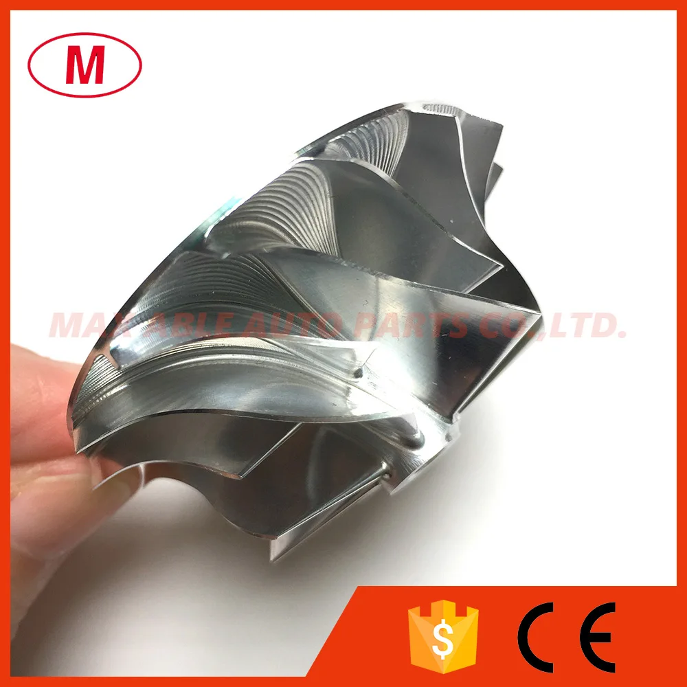 GT15-25 784363-0002B/735475-0002 38 58/52 00 мм 7 + лезвий высокопроизводительный турбо-алюминий
