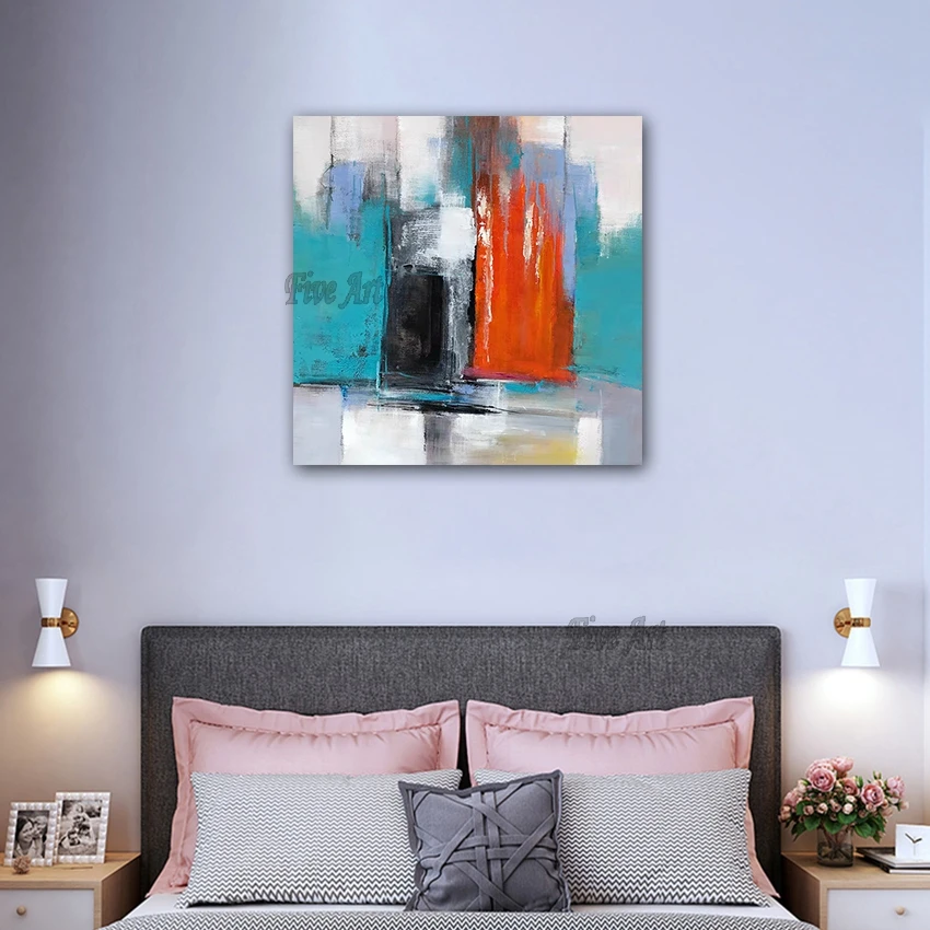 

Large Size Hand Painted Modern Artwork Oil Paintings Abstract Canvas Art Wall Picture For Living Room Home Decor Unframed