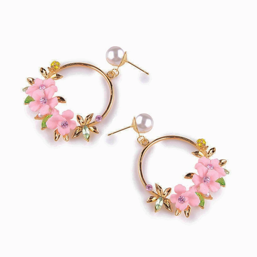 Трендовые женские серьги DiLiCa аксессуары для женщин висячие серьги-подвески |