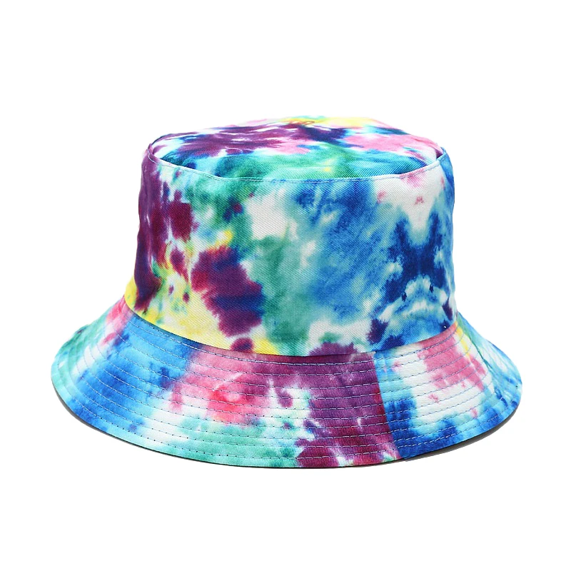 

2021 New Hip hop Bucket Hat Cotton Foldable Double-Sided Fisherman Women Cap Men Outdoor Fishing Hiking Sunscreen Hat