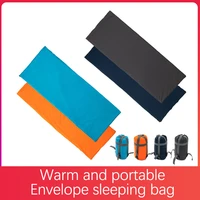 2021 new 0 75kg ultralight warm spring and autumn adult outdoor camping envelope single sleeping bag office lunch break supplies