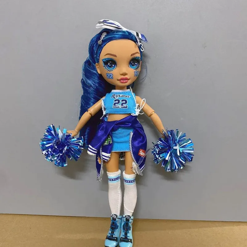 1/6 шарнирная баскетбольная чирлидерская кукла-слайм полный комплект радужные