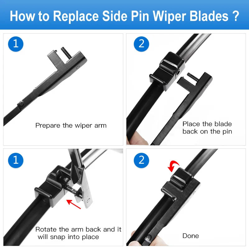 REFRESH Щетки стеклоочистителя для модели Mazda 3 Europe Fit Side Pin / Hook Arms Модельный год с 2003