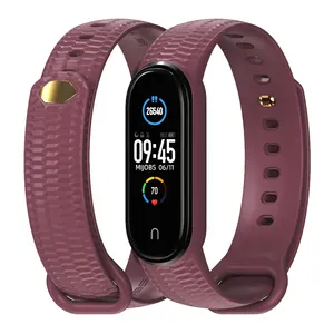 Ремешок для Mi Band 5, 6, силиконовый браслет для Xiaomi Correa Smart Band 4