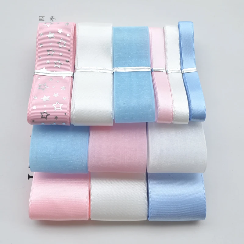 

Multi Color Ribbons Package Handmade Hair Bow Hairpin Material Set Gift Flower Packing Ribbons Hair Accessories DIY