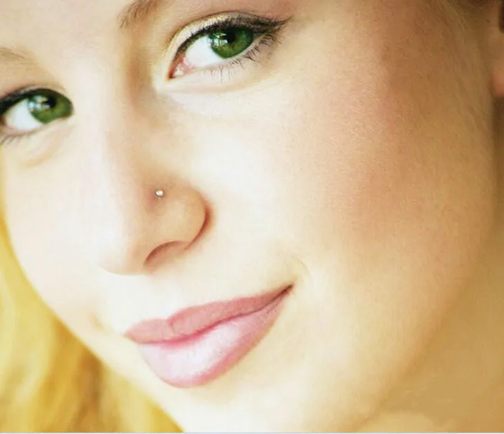 Женские серьги гвоздики из нержавеющей стали с кристаллами кольцо для пирсинга