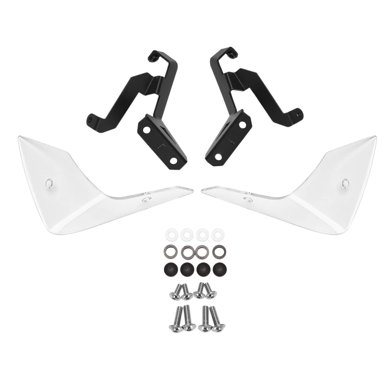

Motorcycle Side Windshield Windscreen Handshield Wind Deflector for Honda CRF1100L Adventure Sports 2020