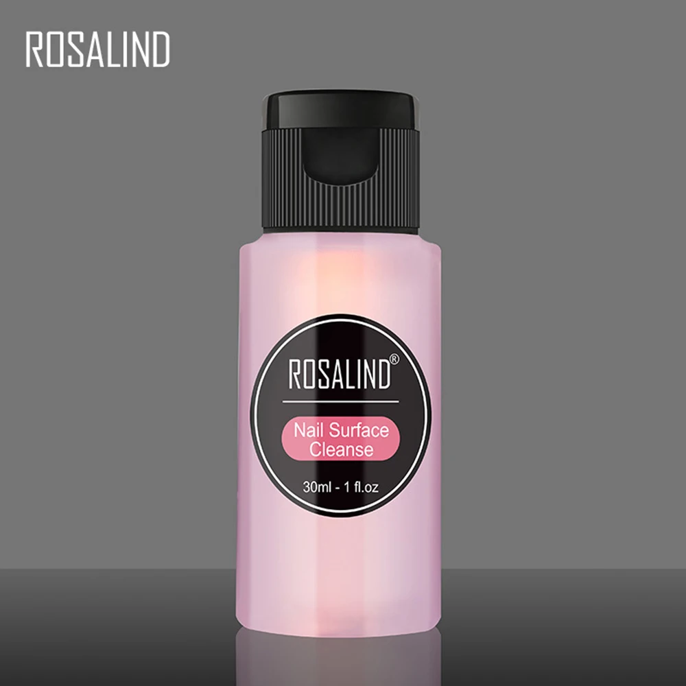 ROSALIND 30 мл Лак для ногтей Removes Удаляет излишки геля УФ-гель для очистки акрилового лака и жидкой чистящей щетки для дизайна ногтей TSLM1