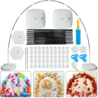 1 комплект воздушных шаров, арка, свадебное украшение для дома, надувной элемент для бутылки с водой, аксессуары для праздника, дня рождения