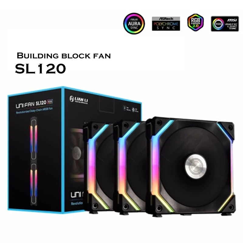 Вентилятор Lian Li UNI SL120 RGB вентилятор высокого давления синхронизированная