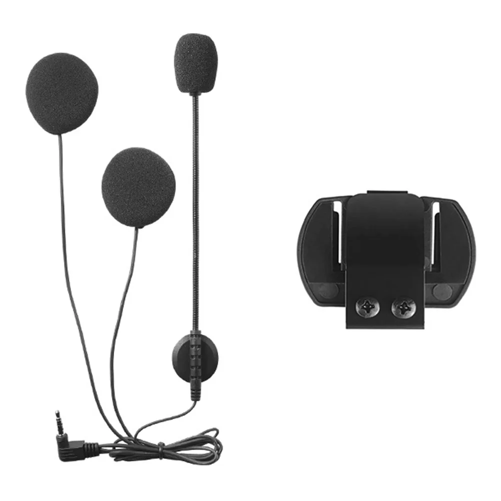 

Microphone Speaker Headset And Helmet Intercom Clip for V4 V6 Motorcycle Bluetooth Interphone