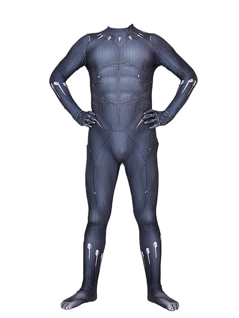 Супергерой tхалла Черная пантера костюмы на Хэллоуин для мужчин взрослых косплей