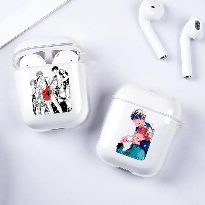 Чехол для наушников Airpods 2 1 с японским аниме подходит музыки гей-наушников