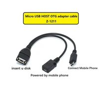 Etmakit OTG Adapter Micro USB Host Power Splitter USB micro Pin Male Female Cable For Android Phone Accessories