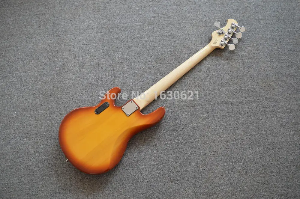 Новая+ завод+ 5 струны для бас-гитары Басс гитара Music Man stingray Sunburst для электрической бас-гитары Musicman 9V активный звукосниматель музыкальная бас-гитара