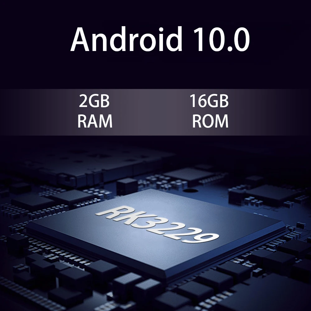 ТВ-приставка HONGTOP на базе Android 10 четырехъядерный процессор RK3229 YouTube Netflix 2 ГБ 16