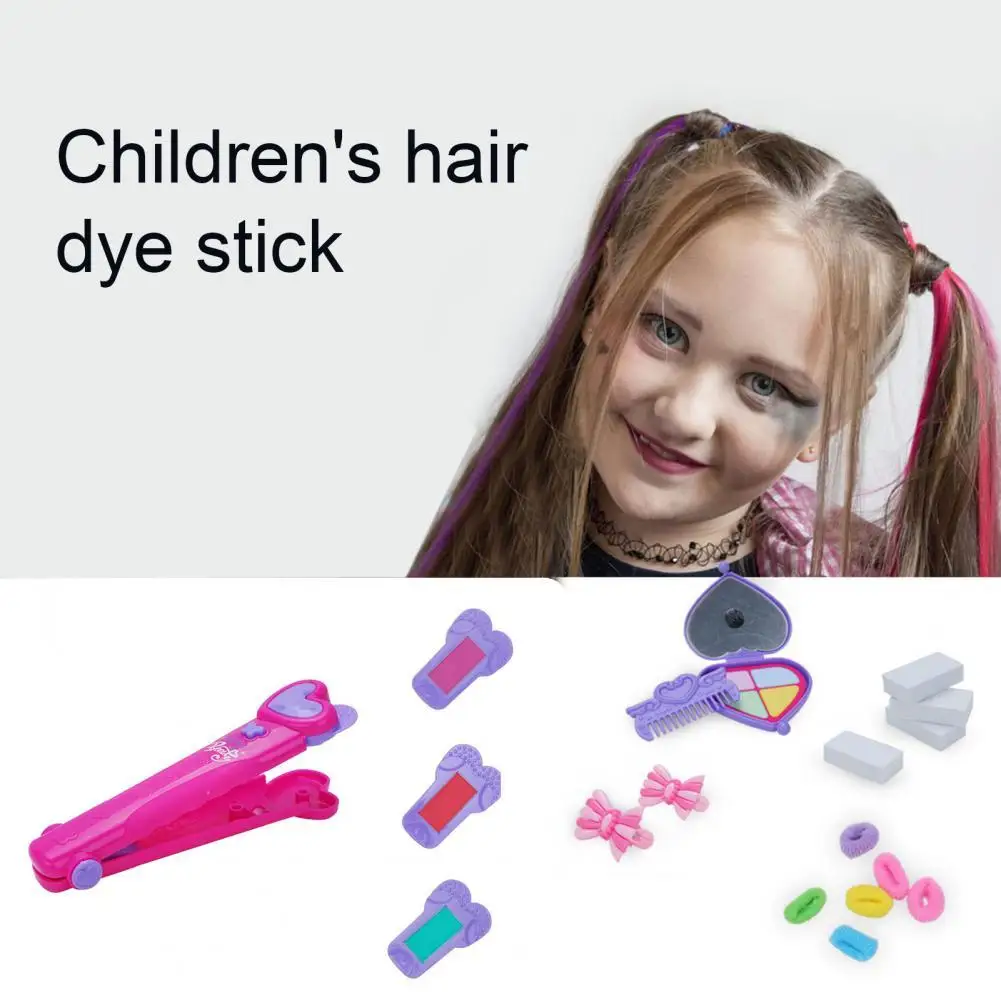 

Children Hair Dye Stick Non-toxic Holiday Masquerade Cosplay Hairdressing Tools