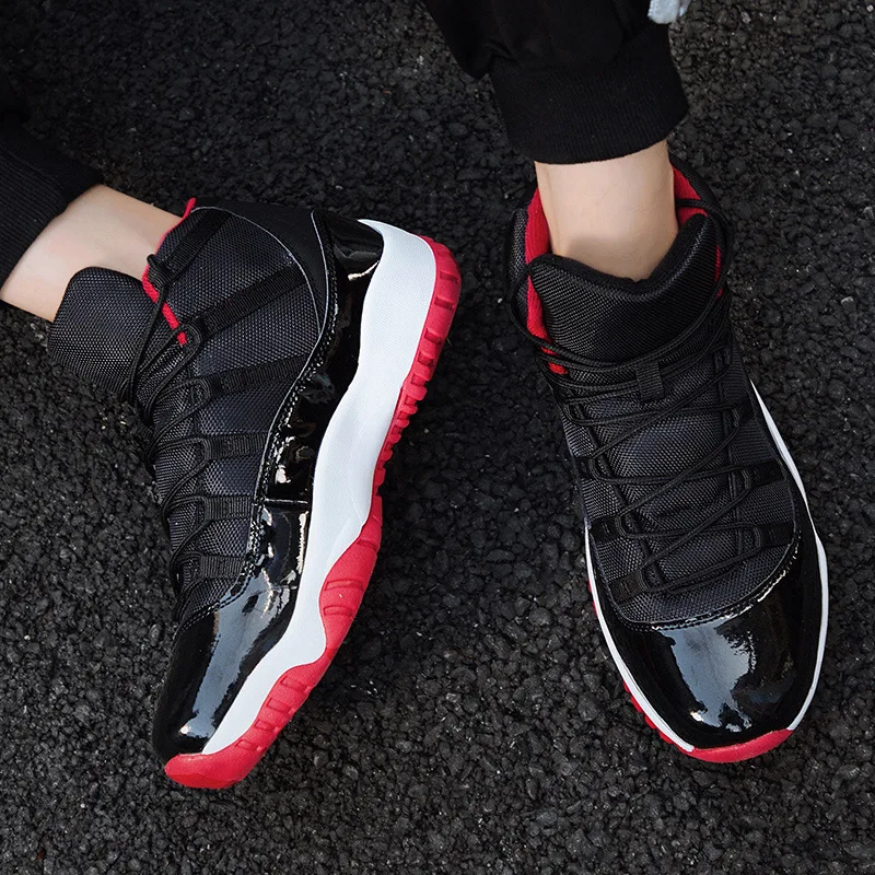 Модная обувь из сетчатого материала кожи дышащая Спортивная Для мужчин Уличная