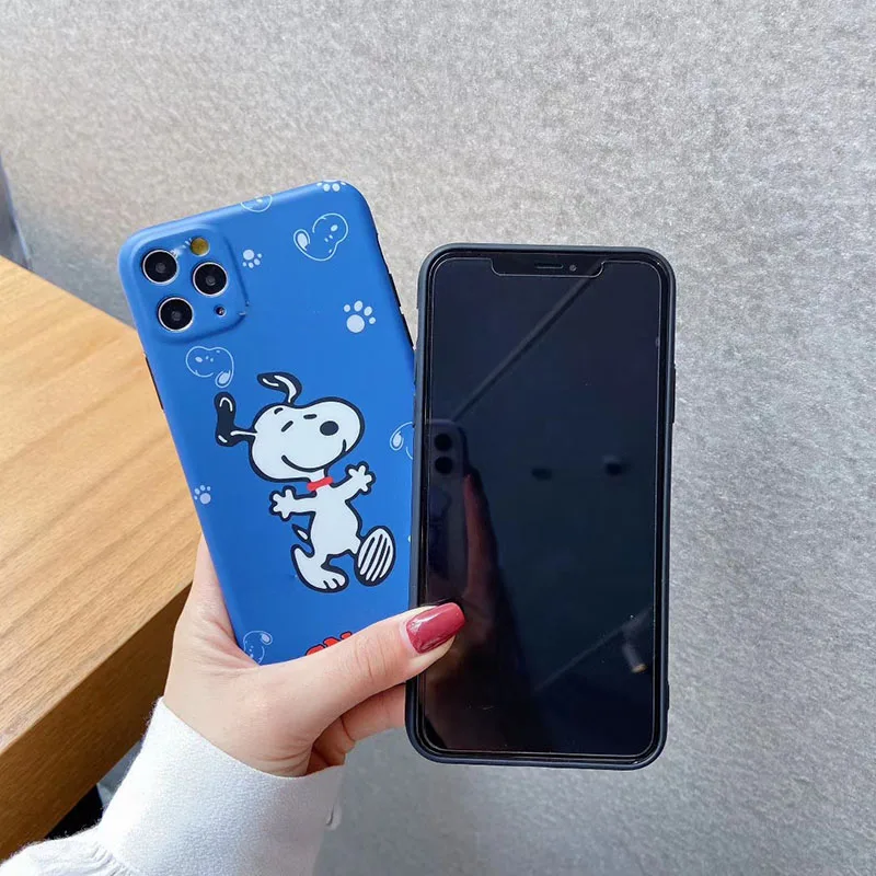 Чехол для телефона с мультяшным рисунком Charlie Brown Dog iphone 7 8 Plus мягкая складная