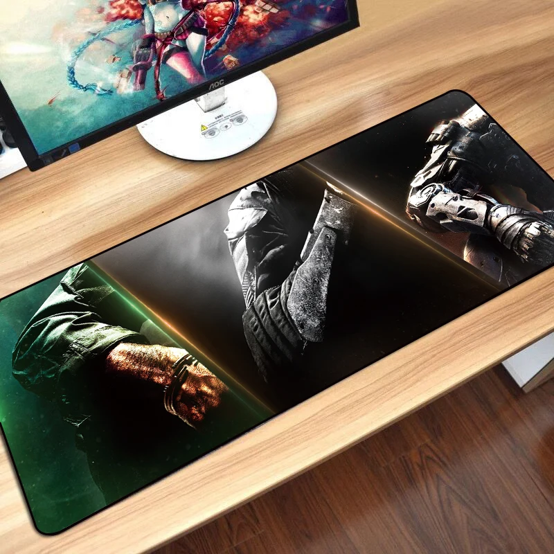 Игровой коврик для мыши мобильного телефона с вызовом из игры 900x400 мм XXL большой